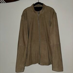 rag & bone Men's Light Brown Suede Jacket
